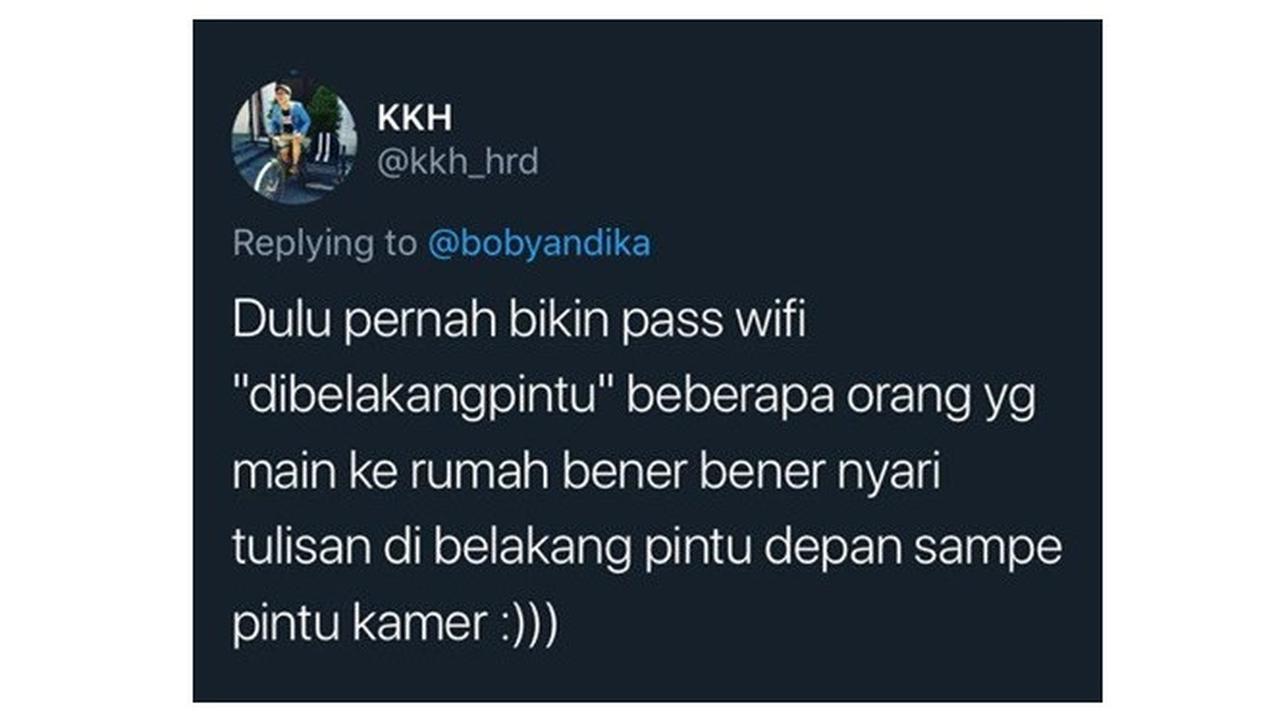 Password Wifi Yang Ngeselin Banget